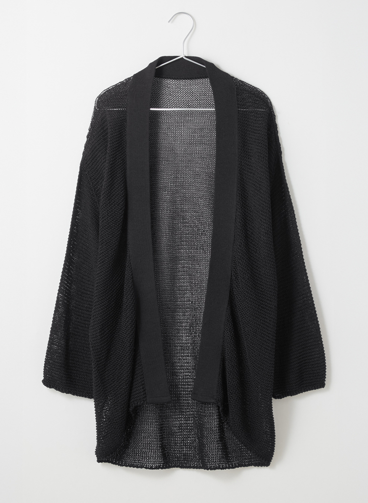 エアリー・カーディガン 詳細画像 Black 3