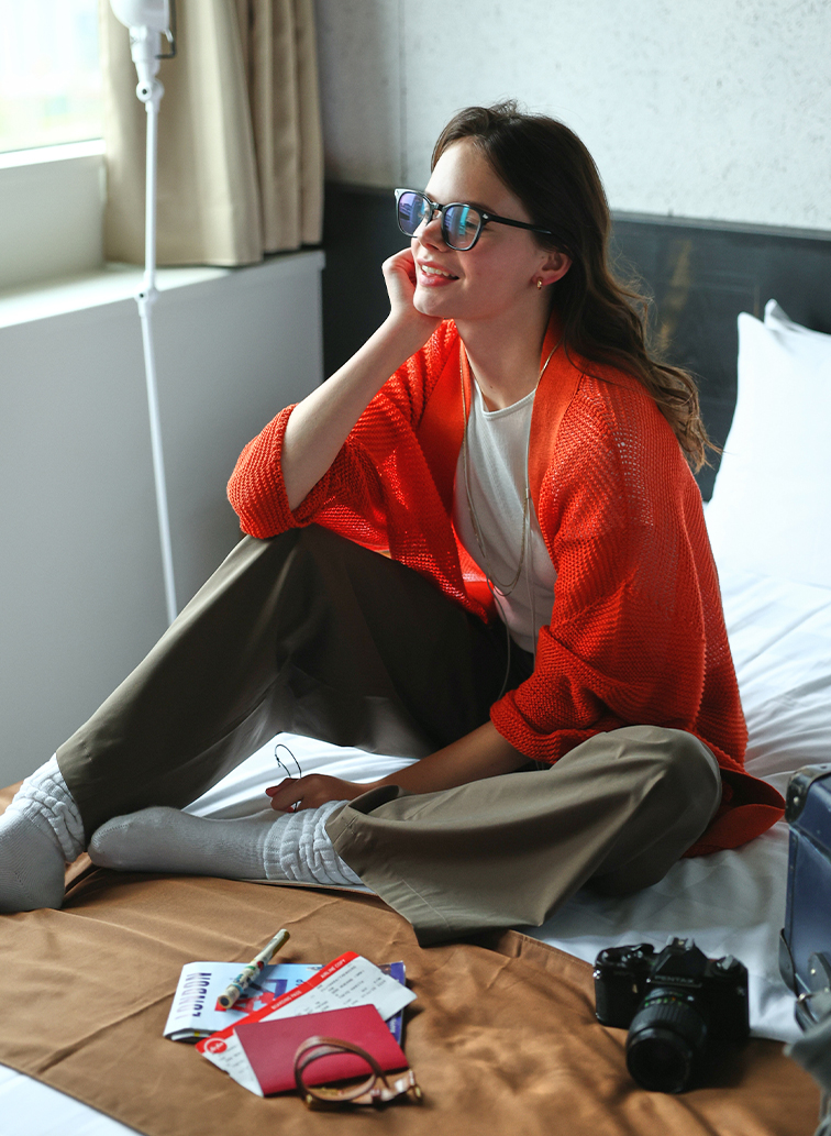 エアリー・カーディガン 詳細画像 Orenge 7