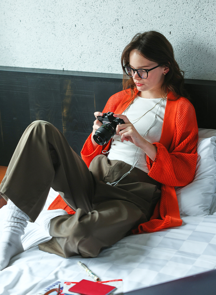 エアリー・カーディガン 詳細画像 Orenge 8