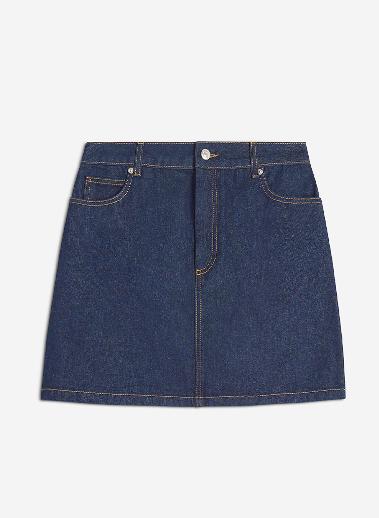 DENIM MINI SKIRT 詳細画像 Indigo 1