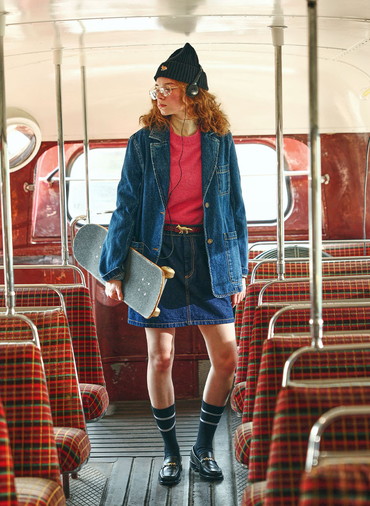 BABY FOX LAMBSWOOL REGULAR JUMPER 詳細画像 Pink 2