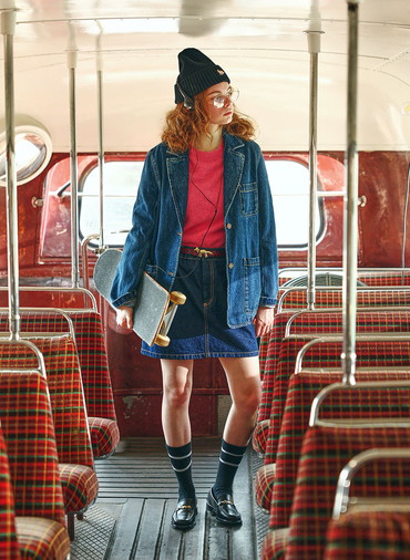 BABY FOX LAMBSWOOL REGULAR JUMPER 詳細画像 Pink 3