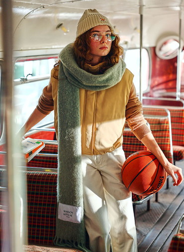 BABY FOX LAMBSWOOL REGULAR JUMPER 詳細画像 Camel 5