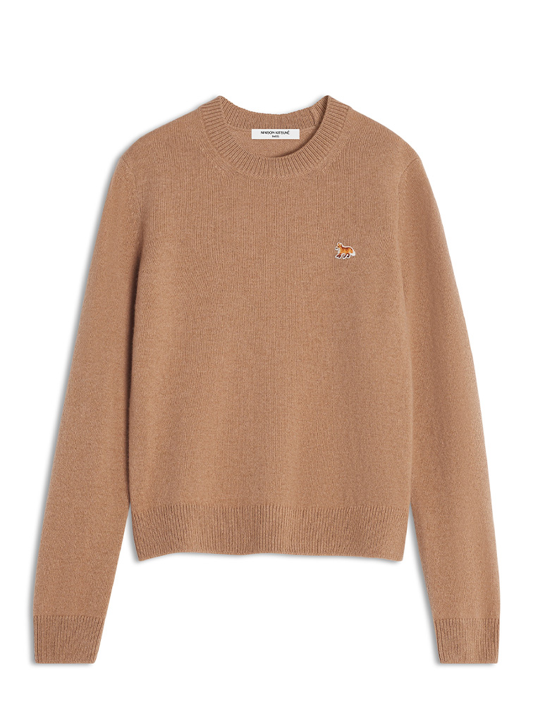 BABY FOX LAMBSWOOL REGULAR JUMPER 詳細画像 Camel 1