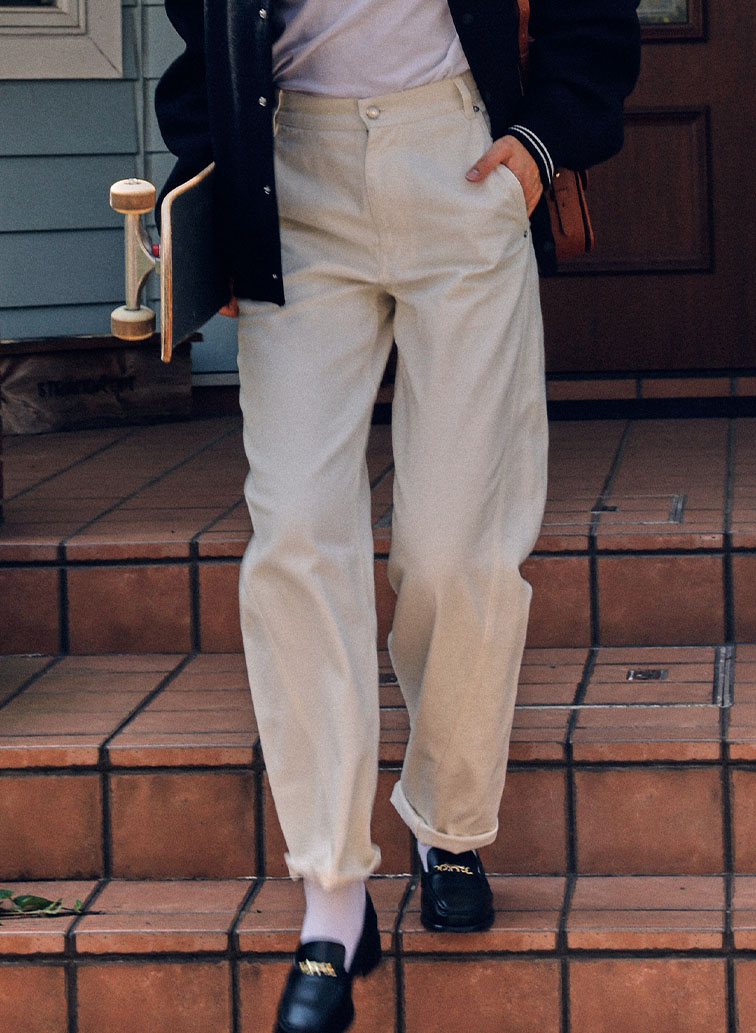 TAPERED JEANS 詳細画像 Ivory 1