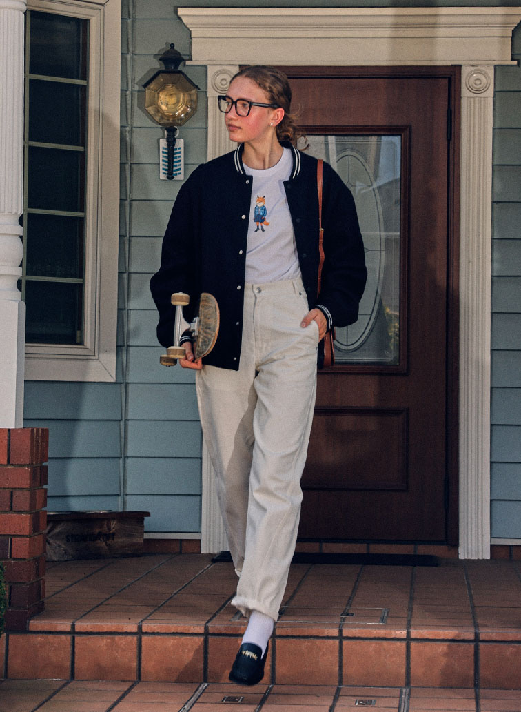 TAPERED JEANS 詳細画像 Ivory 2