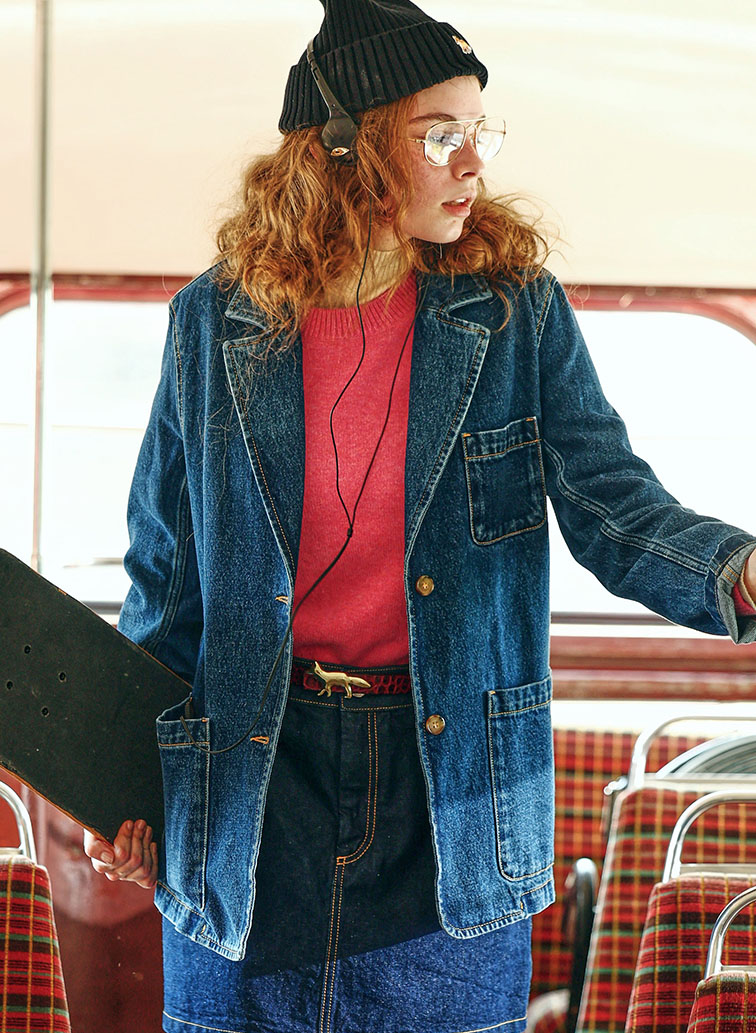 TAILORED DENIM JACKET 詳細画像 Indigo 1