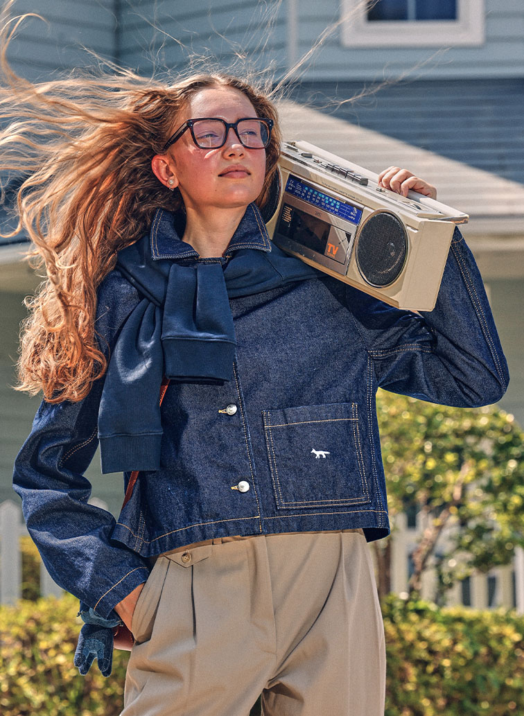 DENIM CROPPED JACKET 詳細画像 Indigo 5