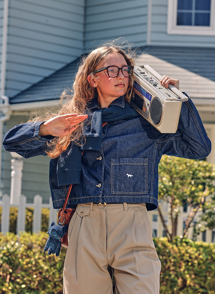 DENIM CROPPED JACKET 詳細画像 Indigo 6