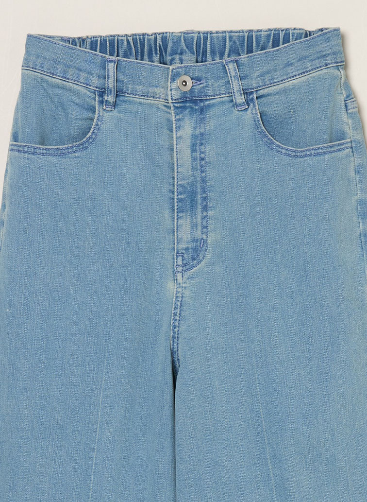 デニム センターマークド バギーパンツ 詳細画像 Indigo 5