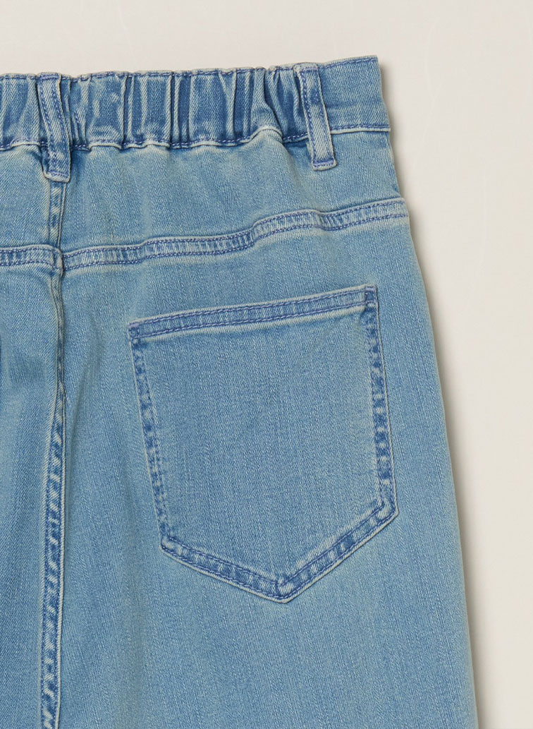 デニム センターマークド バギーパンツ 詳細画像 Indigo 6