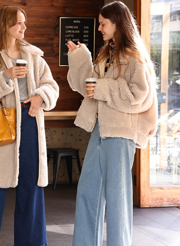 エコペルボアボンバージャケット 詳細画像 Beige 5