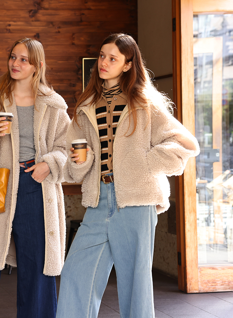 エコペルボアボンバージャケット 詳細画像 Beige 6