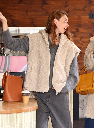 エコペルボアケープ 詳細画像 Beige 2