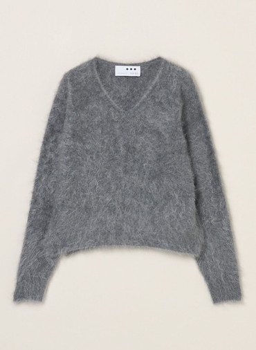 ファーカシミヤプルオーバー