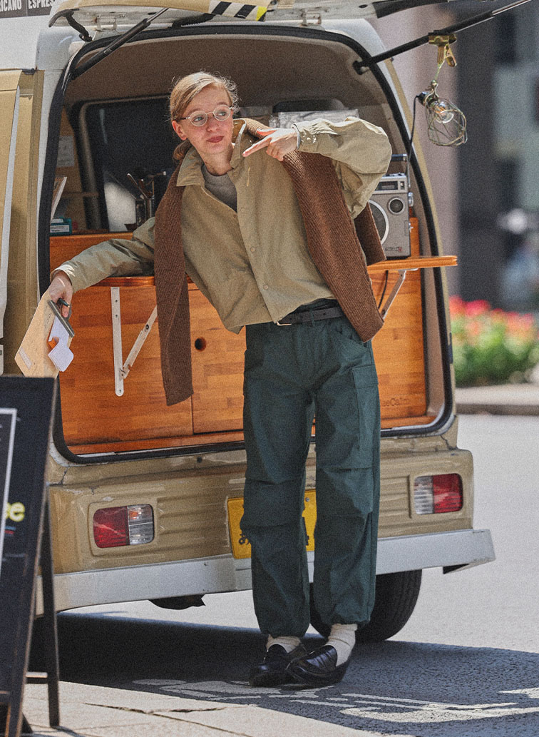 裏起毛スウェットシャツ 詳細画像 Gray 2