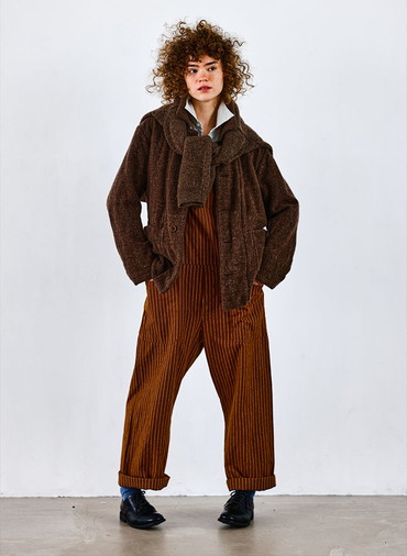 【CAPSULE COLLECTION】ショートオーバーコート 詳細画像 Brown 1