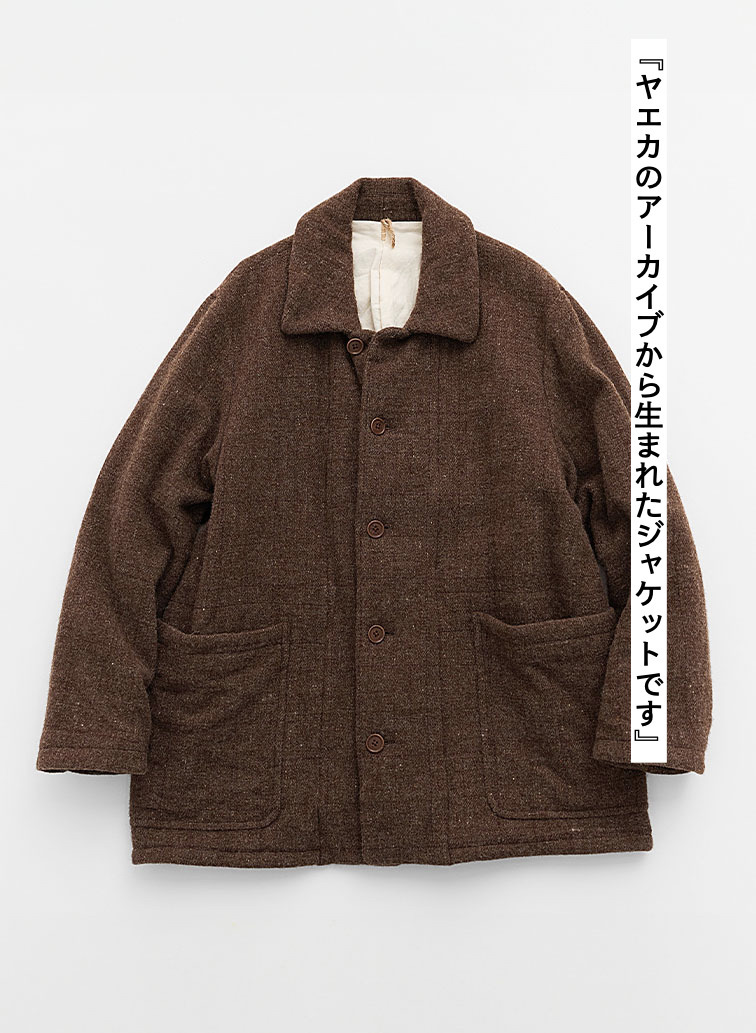 【CAPSULE COLLECTION】ショートオーバーコート 詳細画像 Brown 5