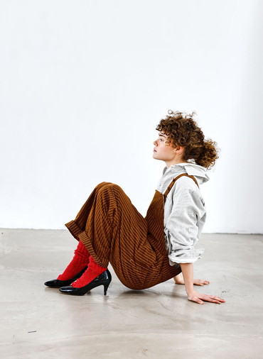 【CAPSULE COLLECTION】POロングシャツ/Pullover Long Shirt 詳細画像 Brown 5