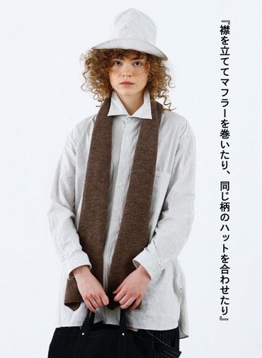 【CAPSULE COLLECTION】POロングシャツ/Pullover Long Shirt 詳細画像 Brown 6
