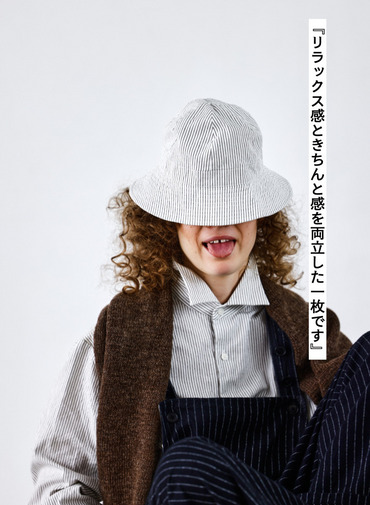 【CAPSULE COLLECTION】POロングシャツ/Pullover Long Shirt 詳細画像 Brown 8