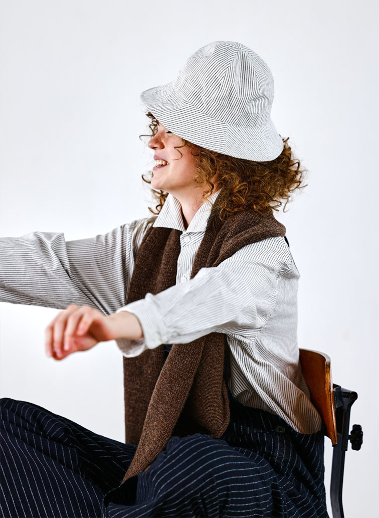 【CAPSULE COLLECTION】POロングシャツ/Pullover Long Shirt 詳細画像 Brown 1