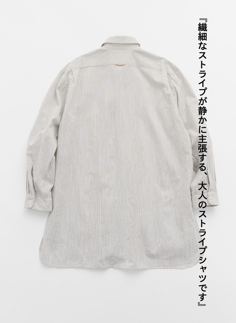 【CAPSULE COLLECTION】POロングシャツ/Pullover Long Shirt 詳細画像 Brown 10