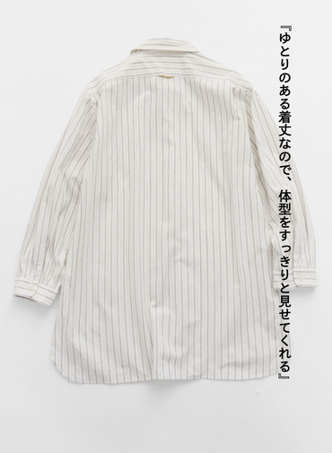 【CAPSULE COLLECTION】POロングシャツ/Pullover Long Shirt 詳細画像 Gray 10