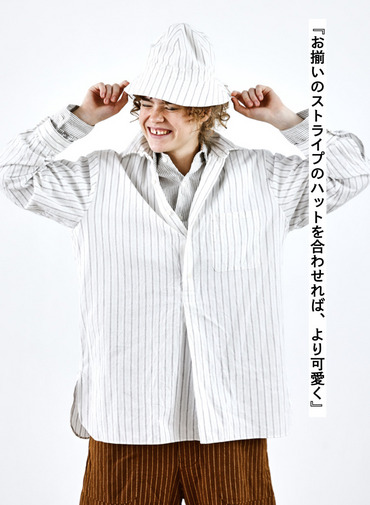 【CAPSULE COLLECTION】POロングシャツ/Pullover Long Shirt 詳細画像 Gray 5