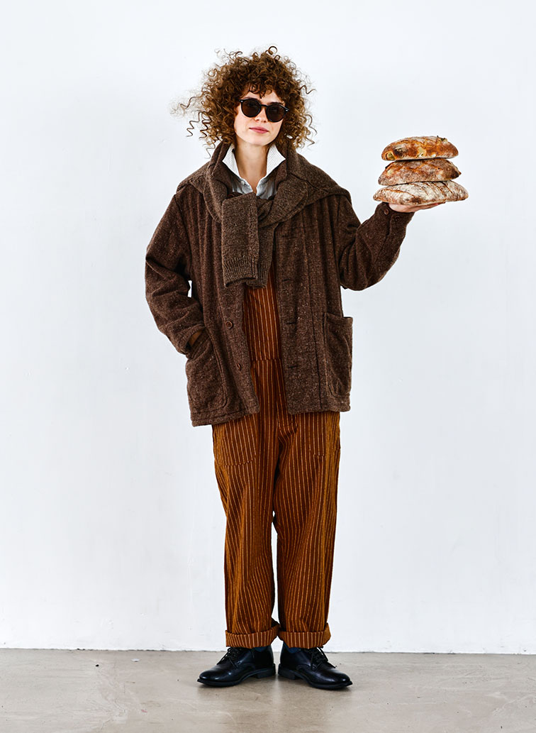 【CAPSULE COLLECTION】ガンジーニット/Guernsey Sweater 詳細画像 Brown 7