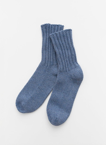 【CAPSULE COLLECTION】C/Siソックス/Cotton Silk Rib Socks