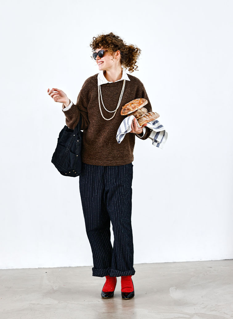 【CAPSULE COLLECTION】C/Siソックス/Cotton Silk Rib Socks 詳細画像 Red 7