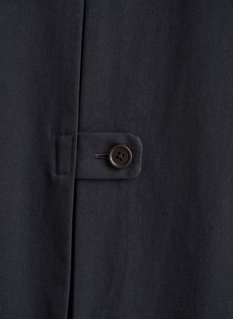 ステンカラーコート ロング 詳細画像 Navy 5