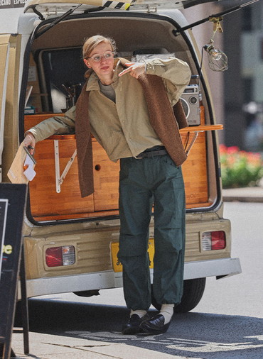 ナチュラルウール ニット 詳細画像 Brown 5