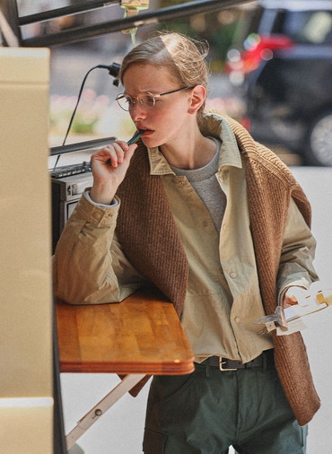 ナチュラルウール ニット 詳細画像 Brown 9