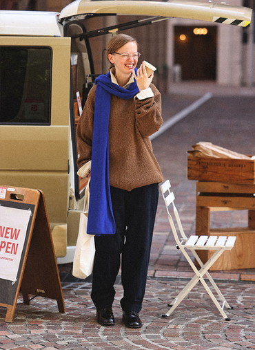 ナチュラルウール ニット 詳細画像 Brown 4