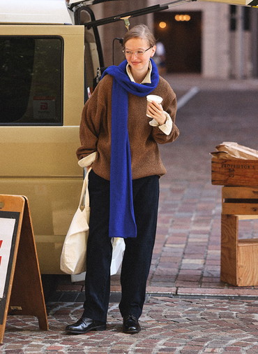 ナチュラルウール ニット 詳細画像 Brown 5