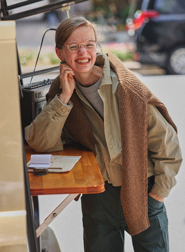 ナチュラルウール ニット 詳細画像 Brown 8