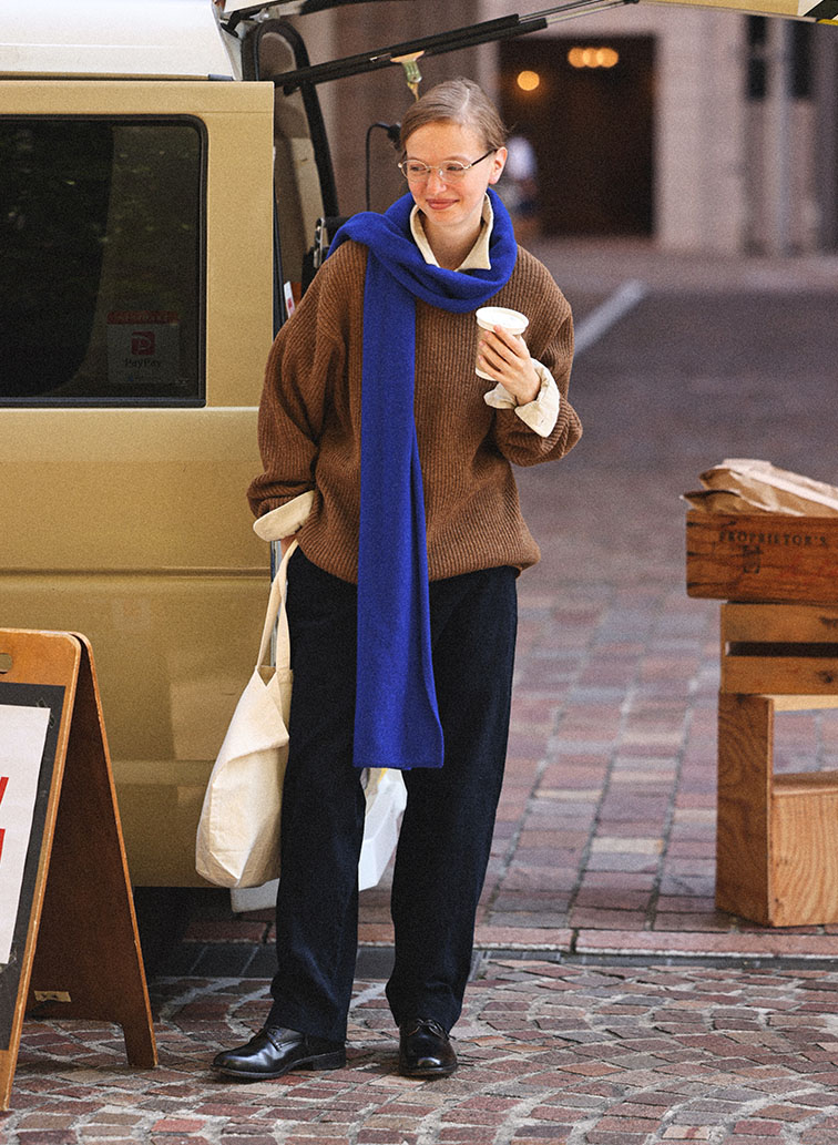 ナチュラルウール ニット 詳細画像 Brown 5