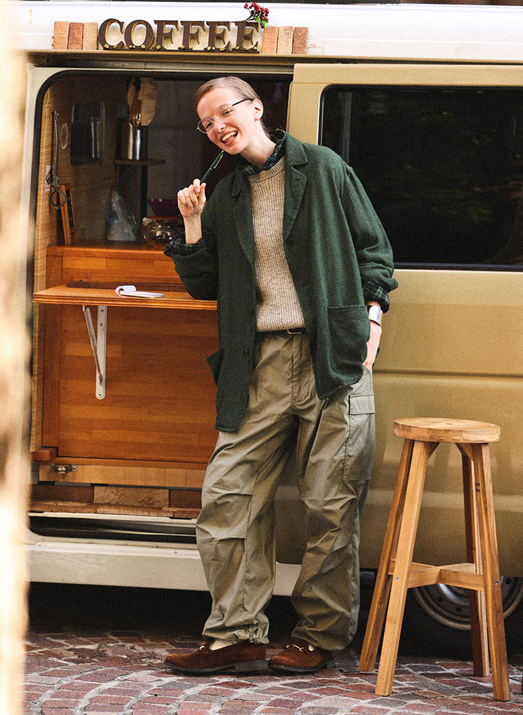 ナチュラルウール ニット 詳細画像 Beige 4