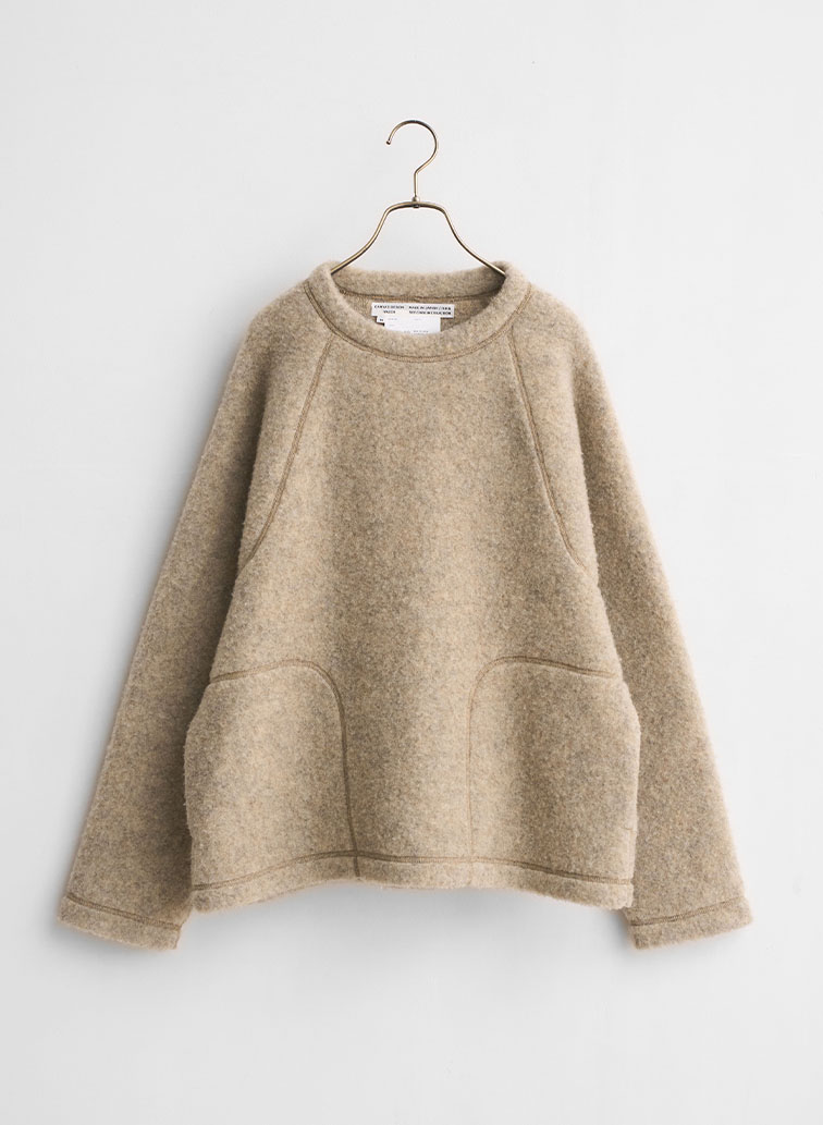 ウールフリース プルオーバー 詳細画像 Beige 1
