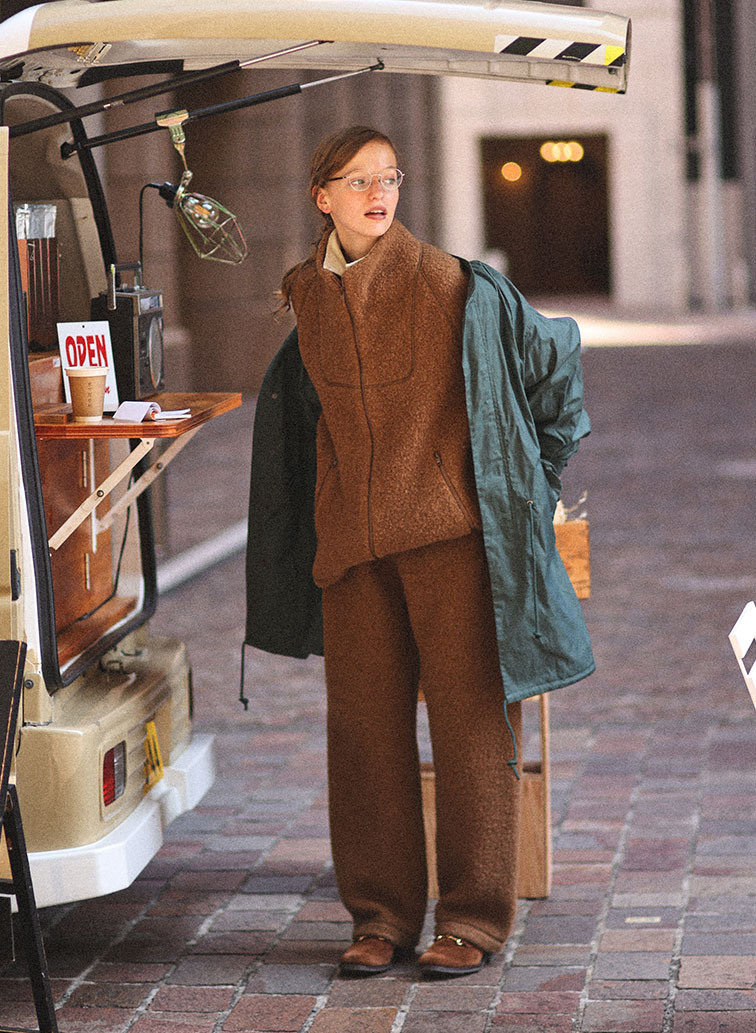 ウールフリース パンツ 詳細画像 Beige 6