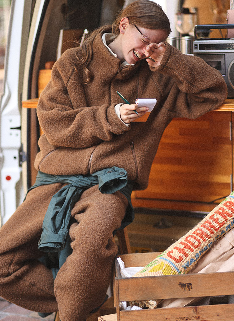 ウールフリース パンツ 詳細画像 Beige 7