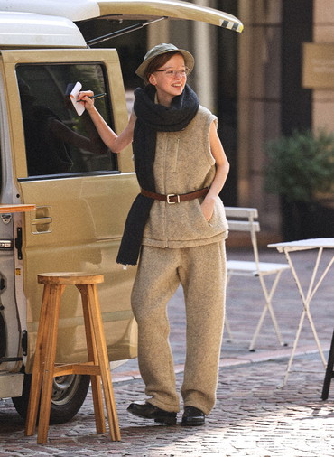 ウールフリース ジップアップベスト 詳細画像 Beige 3