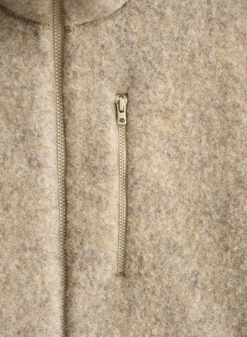 ウールフリース ジップアップベスト 詳細画像 Beige 5