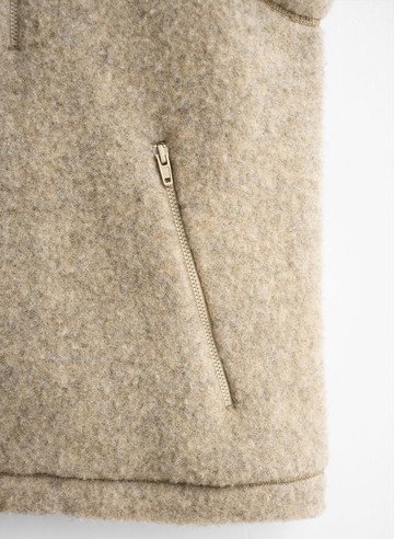 ウールフリース ジップアップベスト 詳細画像 Beige 6
