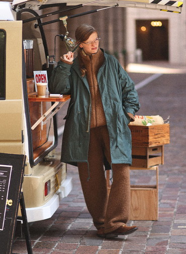 ウールフリース ジップアップジャケット 詳細画像 Brown 8