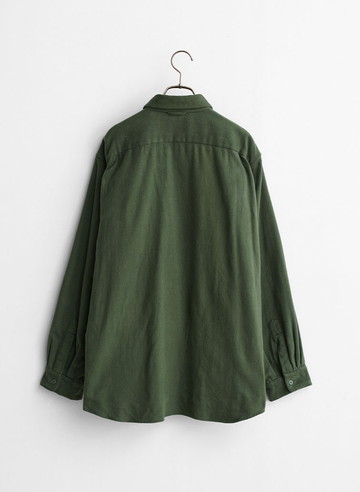ボタンシャツ フラップポケット 詳細画像 Green 2