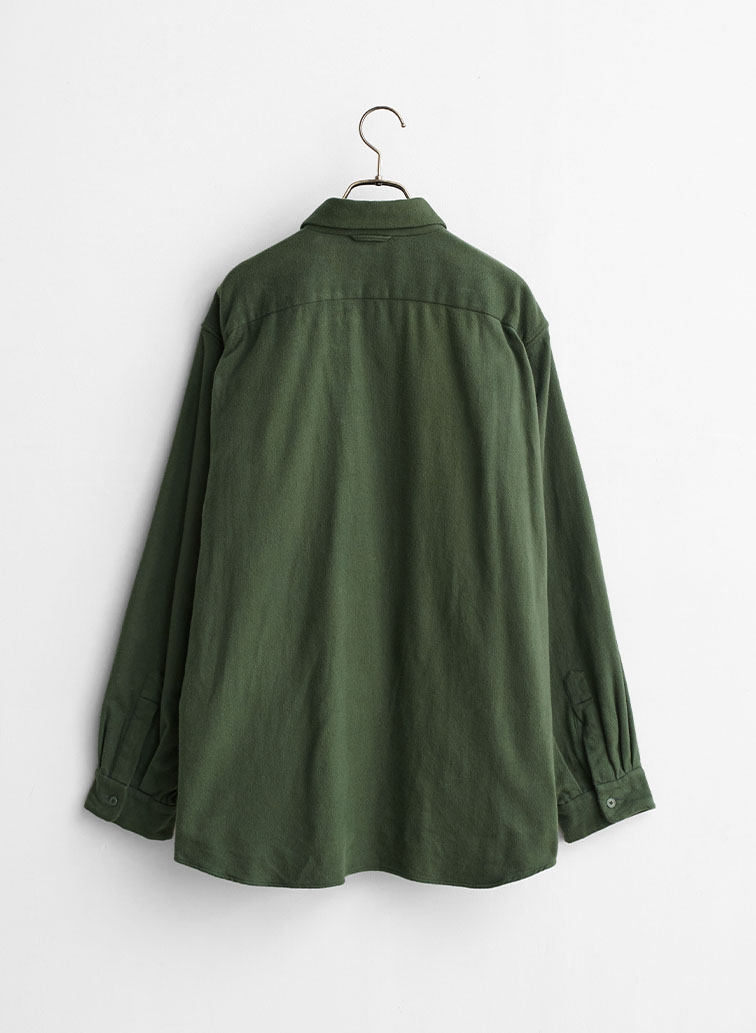 ボタンシャツ フラップポケット 詳細画像 Green 2