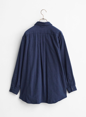 ボタンシャツ　ワイド 詳細画像 Navy 2